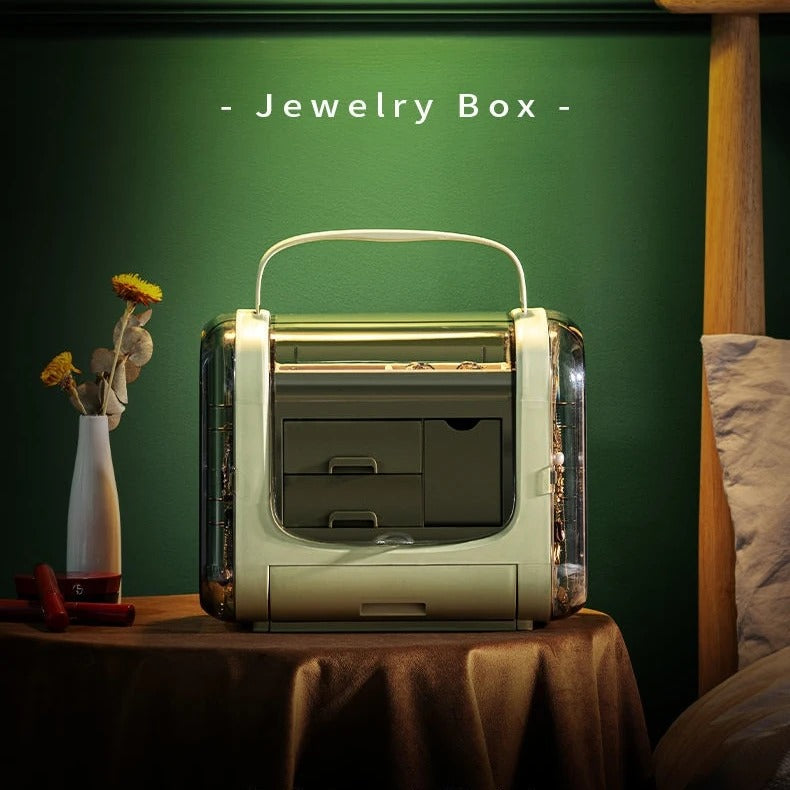 Large Capacity Luxury European Style Jewelry Box | Multi-Layer Organizer