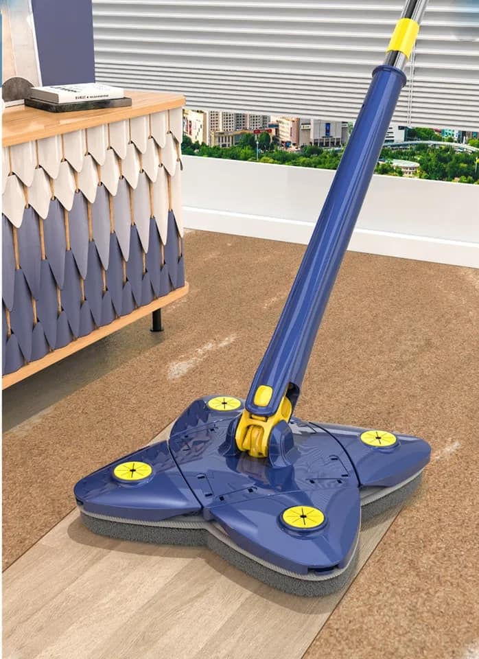 Rotatable 4 Leaf Twist Mop