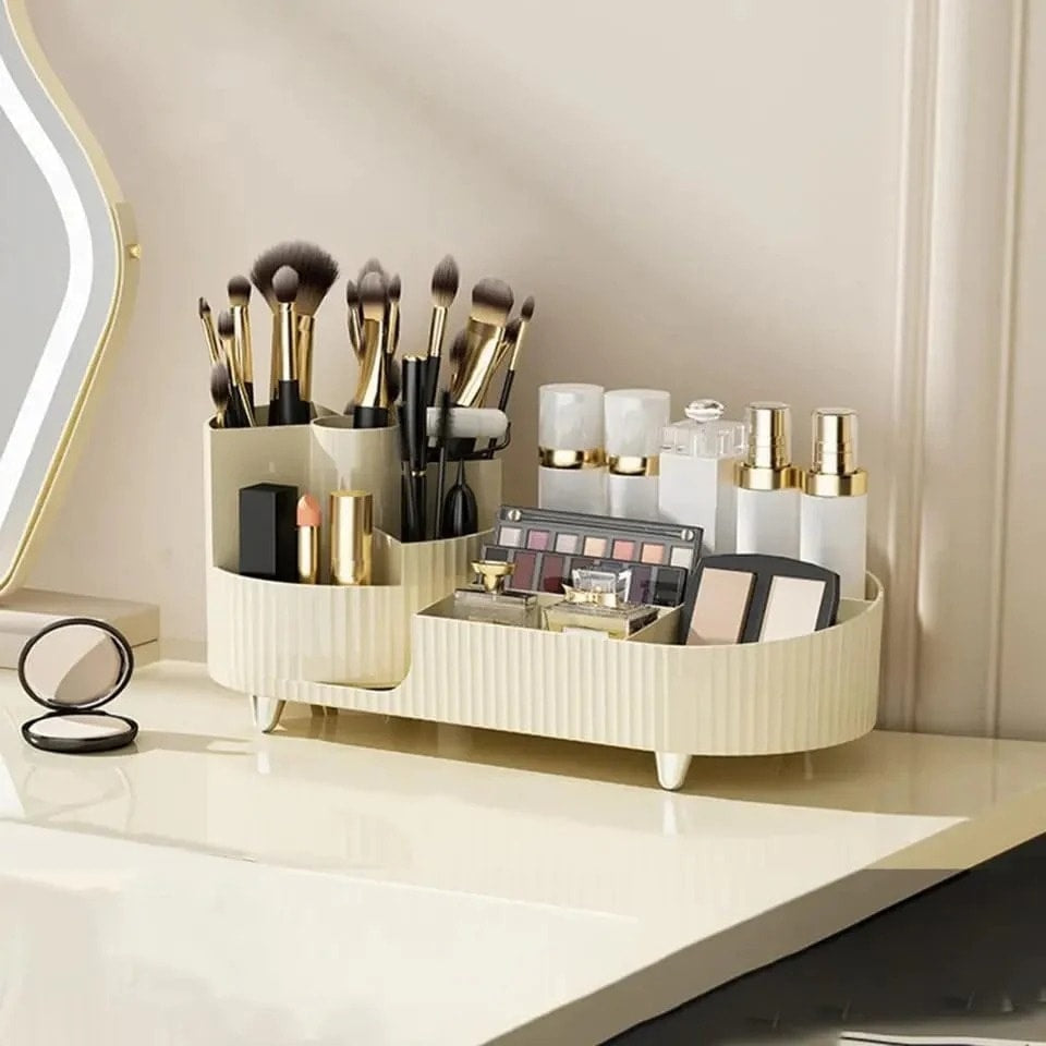 Posh Glamour Beauty Organizer | Multi-Section Makeup Storage Rack