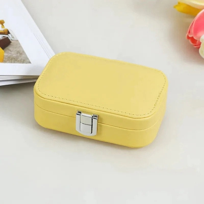 Mini Macaron Jewelry Box | Portable Travel Jewelry Organizer