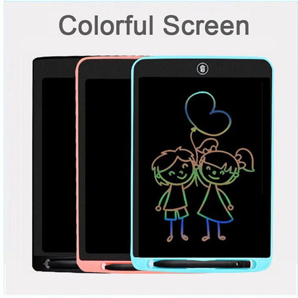 ( 8.5 / 10inch ) - LCD Writing Drawing Tablet | Kids Learning Table - Multi color (Random color) - 8.5 Inch
