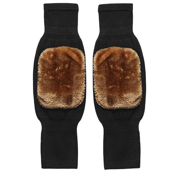 Winter Cashmere Leg Warmers for Men & Women | Flexible Fit, Knee Pain Relief, Thermal Insulation (Random Colors)