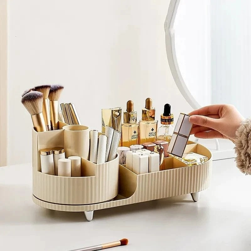 Posh Glamour Beauty Organizer | Multi-Section Makeup Storage Rack