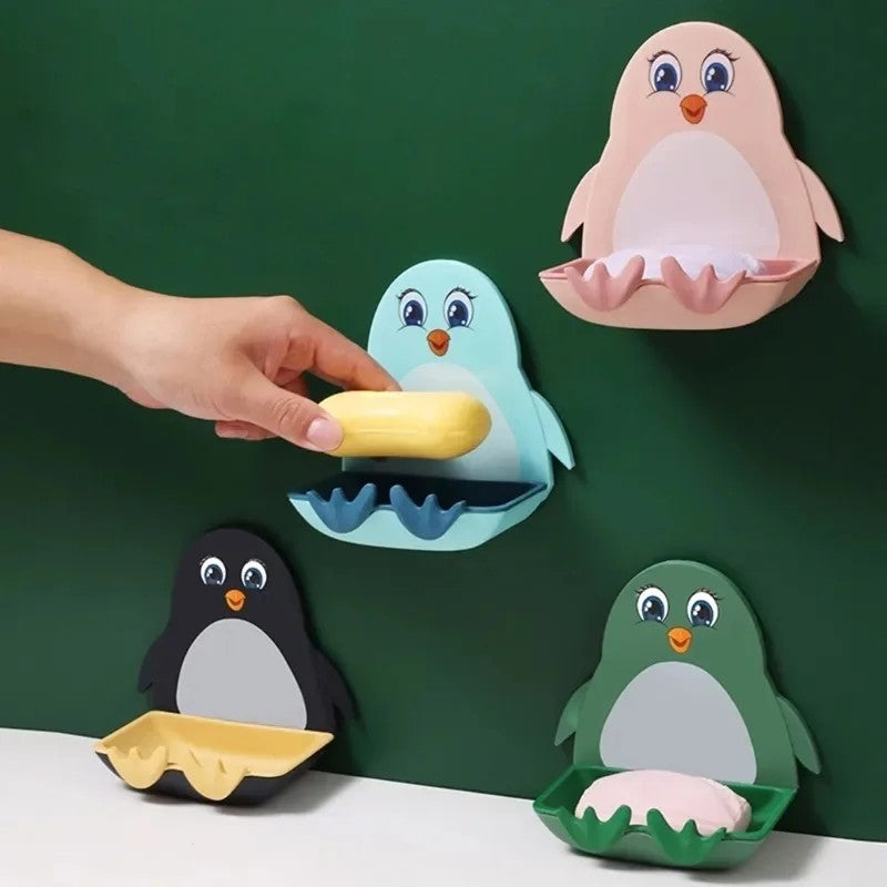 Wall Mounted Penguin Soap Dish
