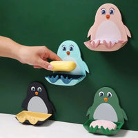 Wall Mounted Penguin Soap Dish