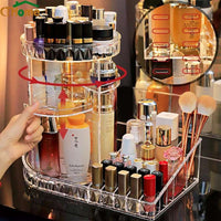 New Rotating Cosmetic Organizer | 360° Multi-Layer Makeup Storage Rack