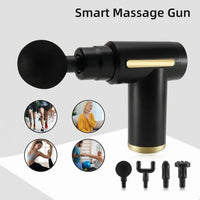 4 in 1 Deep Tissue Massage Gun | Handheld Electric Body Massager for Pain Relief & Muscle Recovery