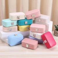 Mini Macaron Jewelry Box | Portable Travel Jewelry Organizer