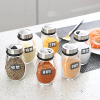 360° Spice Jar Organizer | Stainless Steel Lid Masala Rack