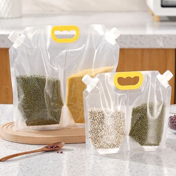 2-in-1 Reusable Food Storage Bag | Grain, Cereal & Dry Food Container
