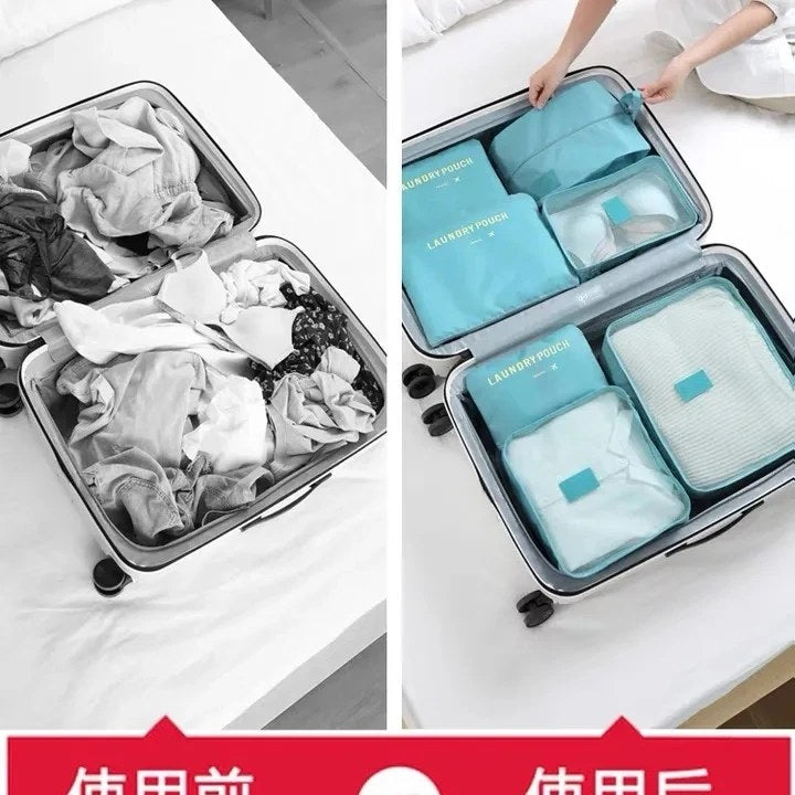 6 Pcs Travel Bag Set