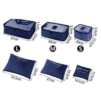 6 Pcs Travel Bag Set