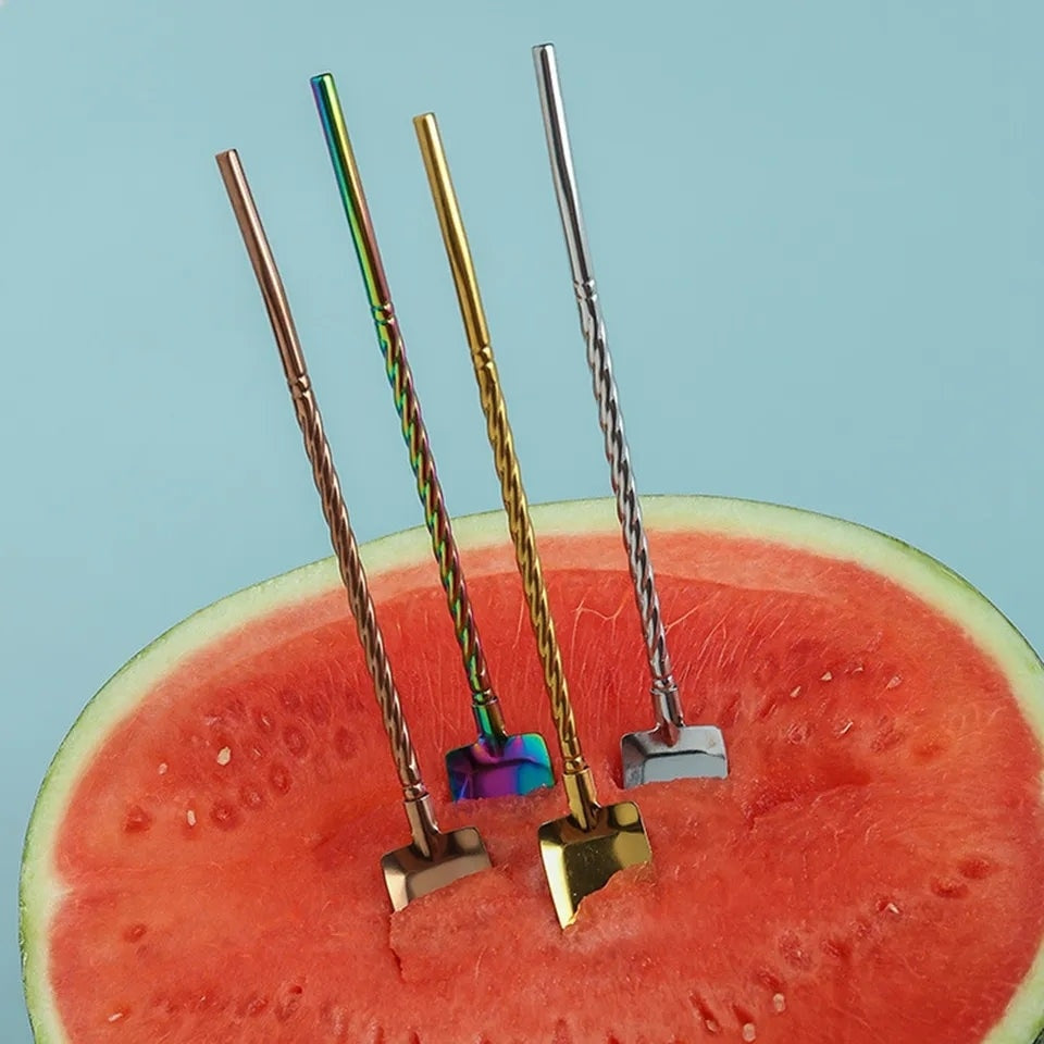 Double Dip Fruit Spoon Straws