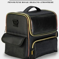 Large Capacity Women Travel Cosmetic Organizer Suitcase