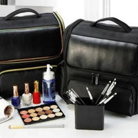 Large Capacity Women Travel Cosmetic Organizer Suitcase
