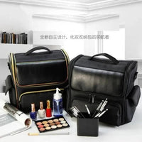 Large Capacity Women Travel Cosmetic Organizer Suitcase