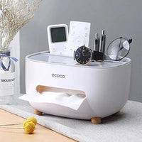 Ecoco Tissue Box With Multifunctional Holder