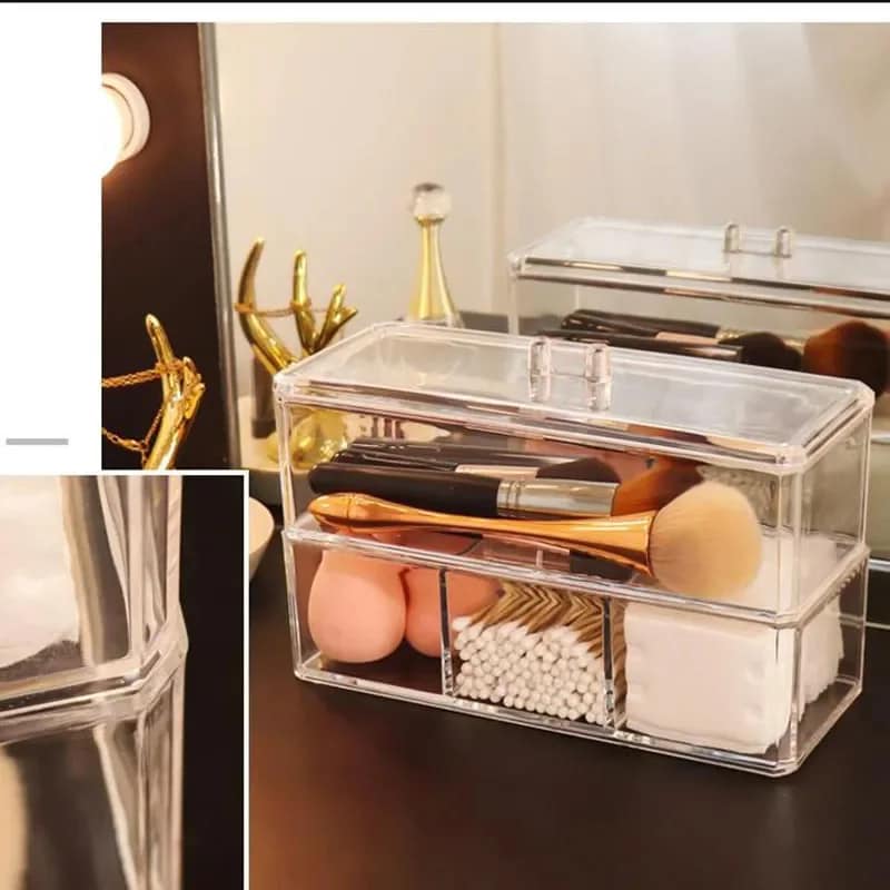 Double Layer Acrylic Cosmetic Organizer
