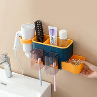 Wall Mounted Multifunctional Bathroom Rack