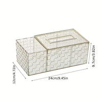 Luxury Acrylic Tissue Box With Holder