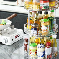 Rotating Diamond Cut 3 layer Rotating Organizer