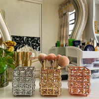 Crystal Makep Brush Holder