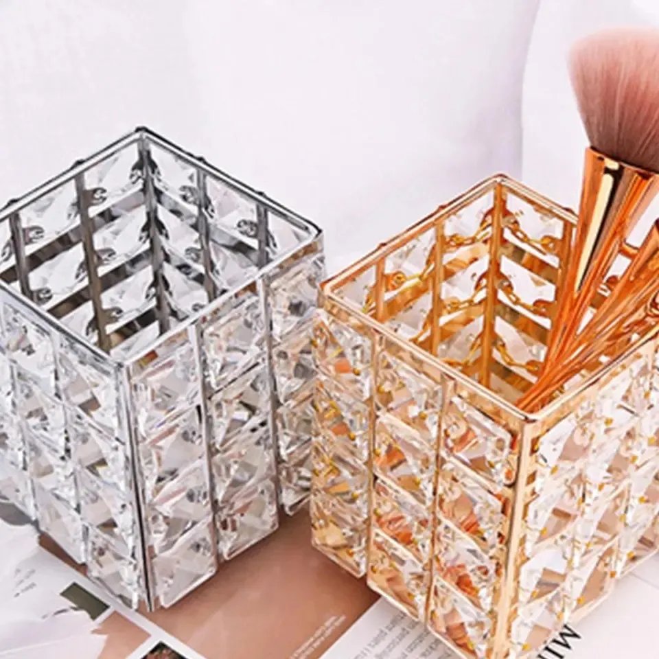 Crystal Makep Brush Holder
