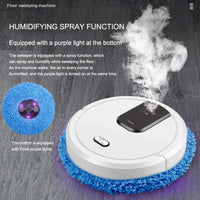 Intelligent Robot Sweeper With Humidifiying Spray