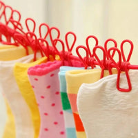 Clothes Drying Rope With 12 Clips
