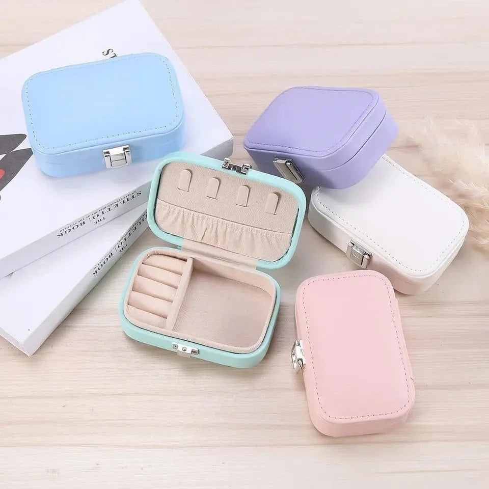 Mini Macaron Jewelry Box | Portable Travel Jewelry Organizer