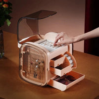 Large Capacity Luxury European Style Jewelry Box | Multi-Layer Organizer