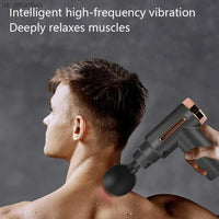 4 in 1 Deep Tissue Massage Gun | Handheld Electric Body Massager for Pain Relief & Muscle Recovery
