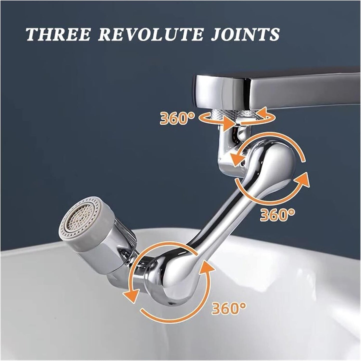 Universal Splash Filter Faucet Rotating