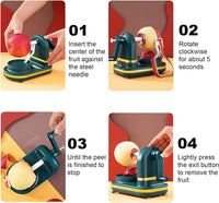 Manual Fruit Peeler Machine | Apple, Potato & Pear Peeling Tool