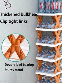 5 Layer Folding Shoe Rack